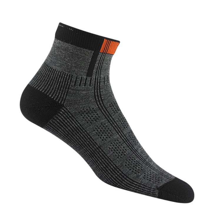 Wigwam 1428 Rebel Fusion Quarter II Socks Charcoal [Clearance Size M]