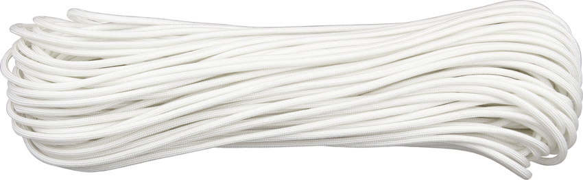 550 Paracord, 100Ft. - White - Click Image to Close